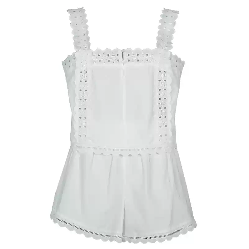 Eyelet Embroidered Cotton Sleepwear Set - COPPING THREADS - CT Dreamscape