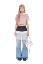 Fair Isle Butterfly Pattern Short Sleeve Cardigan - COPPING THREADS - MOROMORO