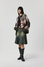 Fair Isle Pattern Wool Blend Cardigan - COPPING THREADS - CHICISLAND