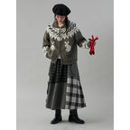 Fair Isle Rabbit Jacquard Cardigan - COPPING THREADS - CHICISLAND