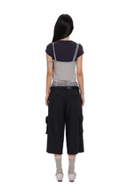 Faux 3 - Piece Layered Look Lace Trim Tee - COPPING THREADS - MOROMORO