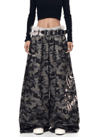 Faux Fur Belt Wide - Leg Sweatpants - COPPING THREADS - CT Select