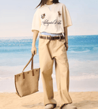 Faux Layered Jersey - Inspired Embroidered V - Neck Tee - COPPING THREADS - Harsh and Cruel