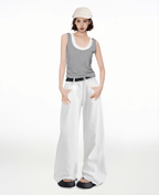 Faux Layered Racerback Tank Top - COPPING THREADS - CT Select