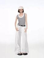 Faux Layered Racerback Tank Top - COPPING THREADS - CT Select