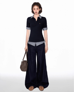 Faux Layered Slim Fit Polo Shirt - COPPING THREADS - CT Select