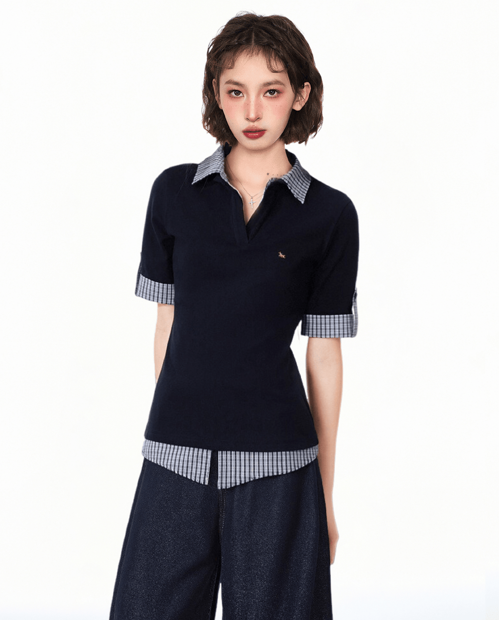 Faux Layered Slim Fit Polo Shirt - COPPING THREADS - CT Select