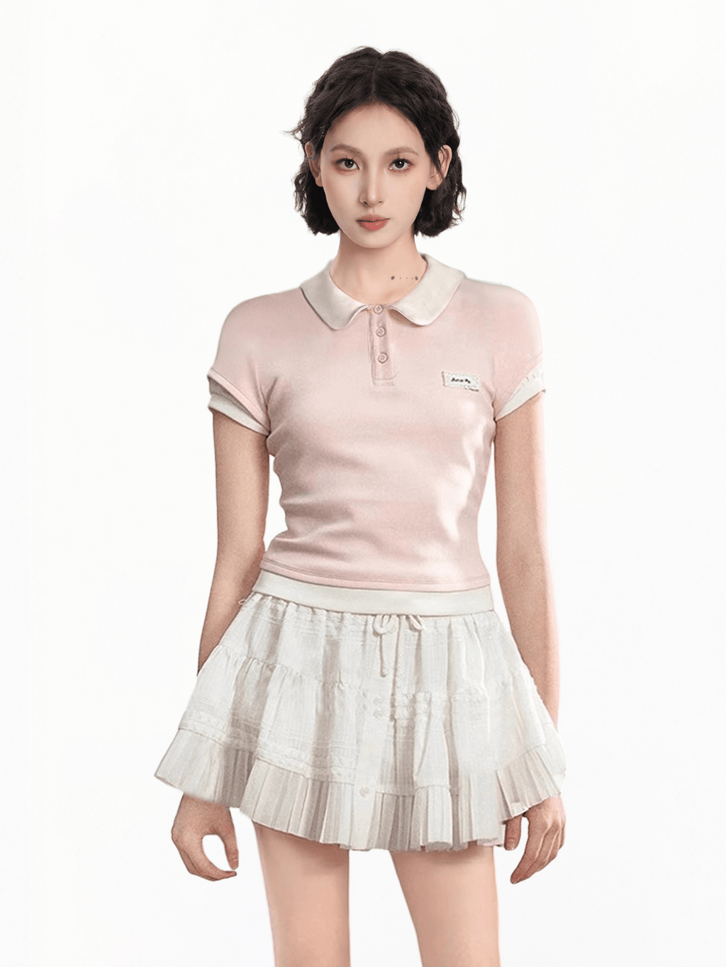 Faux Layered Slim Fit Polo Tee - COPPING THREADS - CT Select