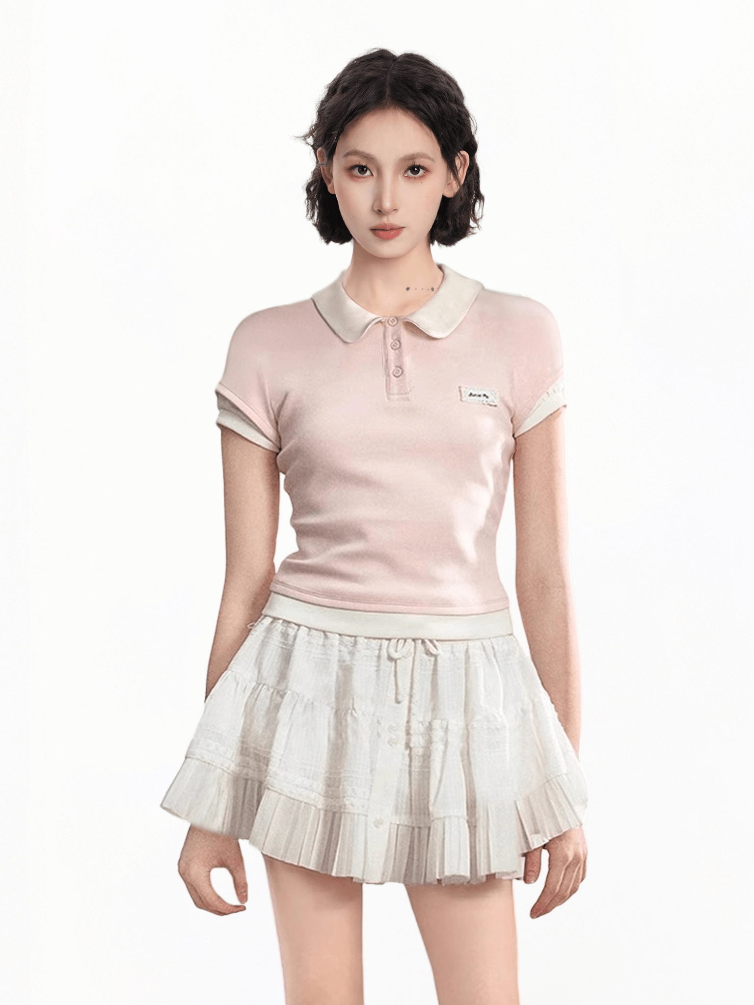 Faux Layered Slim Fit Polo Tee - COPPING THREADS - CT Select