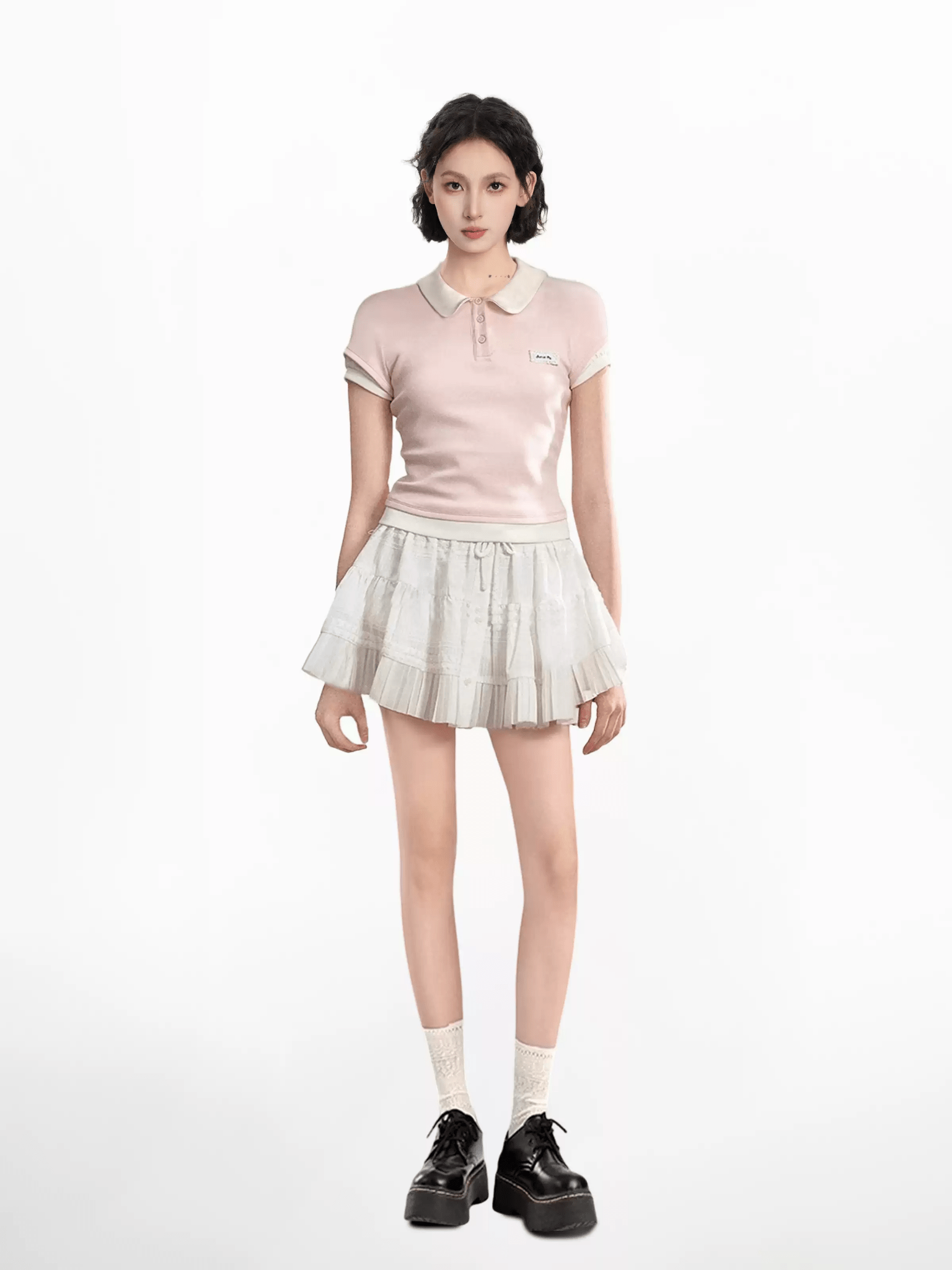 Faux Layered Slim Fit Polo Tee - COPPING THREADS - CT Select