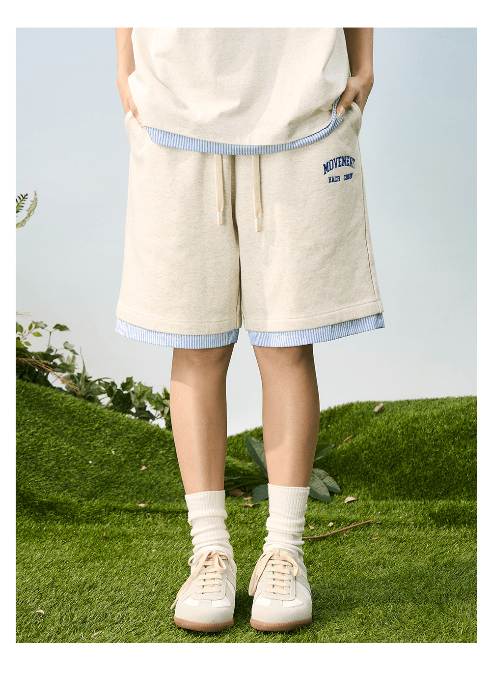 Faux Layered Striped Collar Polo Tee - COPPING THREADS - Harsh and Cruel