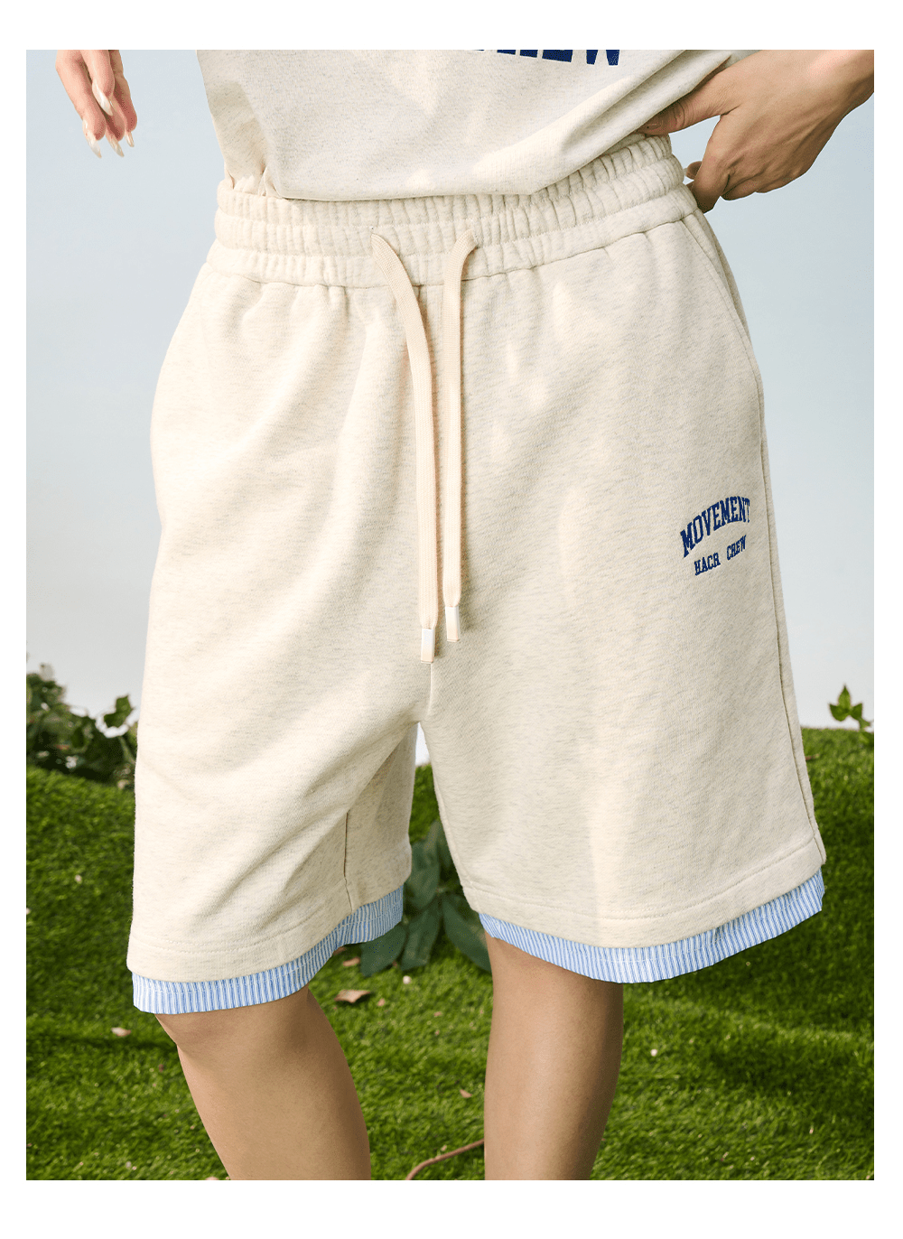 Faux Layered Striped Collar Polo Tee - COPPING THREADS - Harsh and Cruel