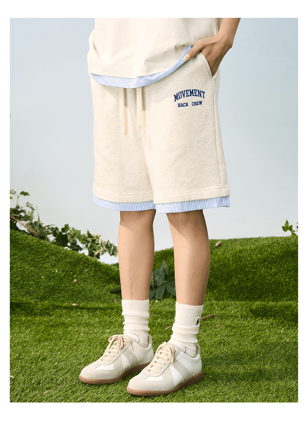 Faux Layered Striped Collar Polo Tee - COPPING THREADS - Harsh and Cruel