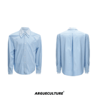Faux Layered Striped Contrast Panel Shirt - COPPING THREADS - ArguE CulturE