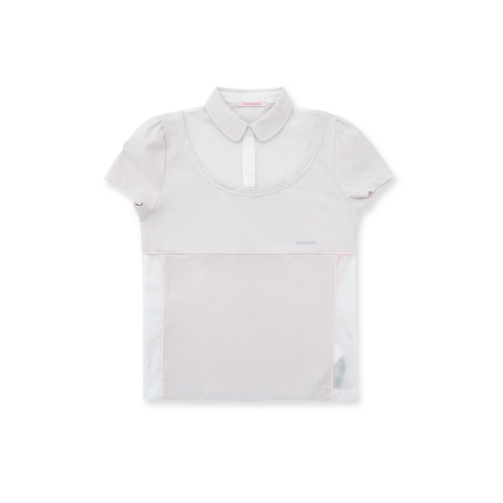 Faux Two - Piece Color - Blocked Polo Tee - COPPING THREADS - MOROMORO