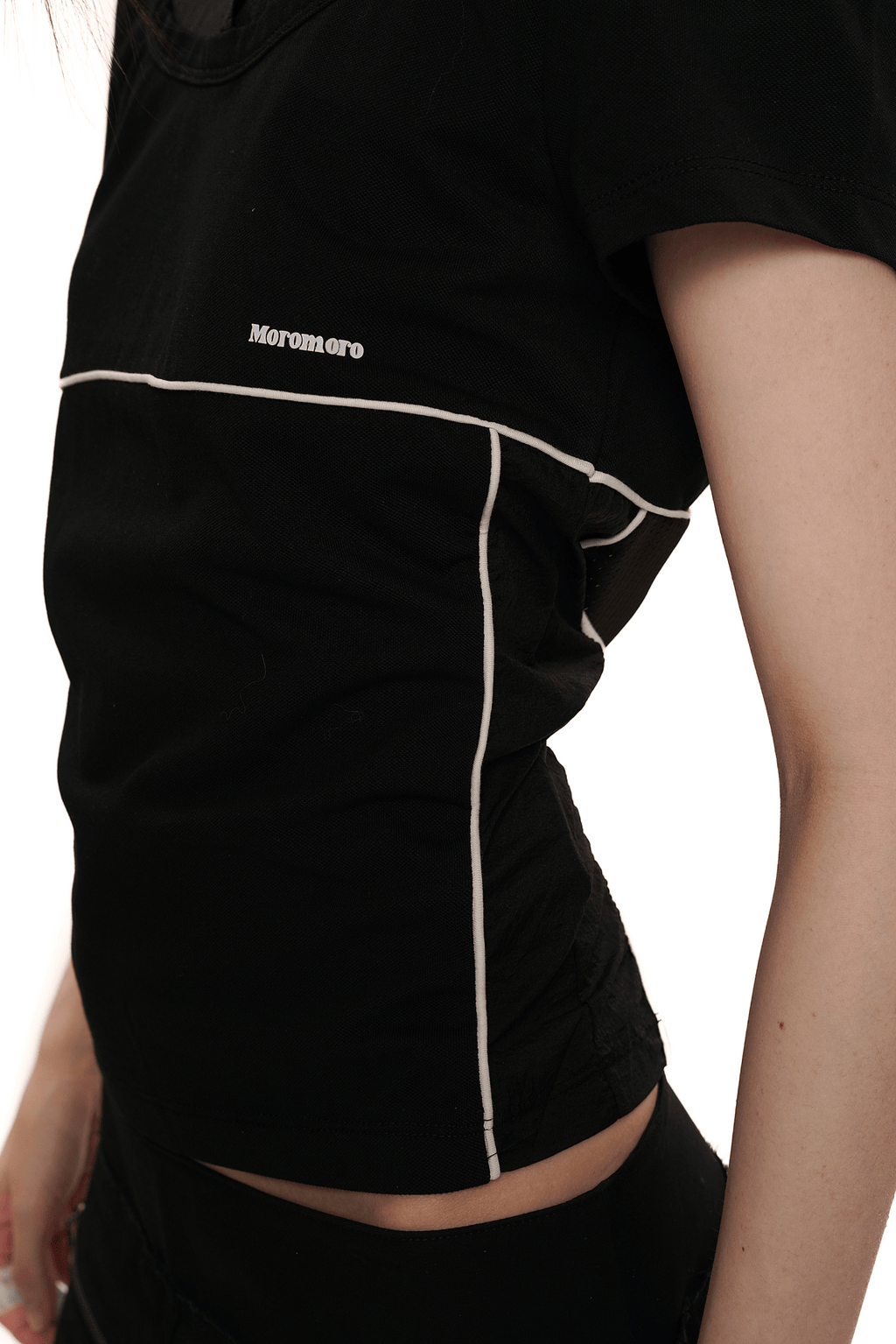 Faux Two - Piece Color - Blocked Polo Tee - COPPING THREADS - MOROMORO