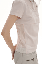 Faux Two - Piece Color - Blocked Polo Tee - COPPING THREADS - MOROMORO