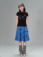 Fetter to the World Plaid Overlay Skirt - COPPING THREADS - CT Coquette