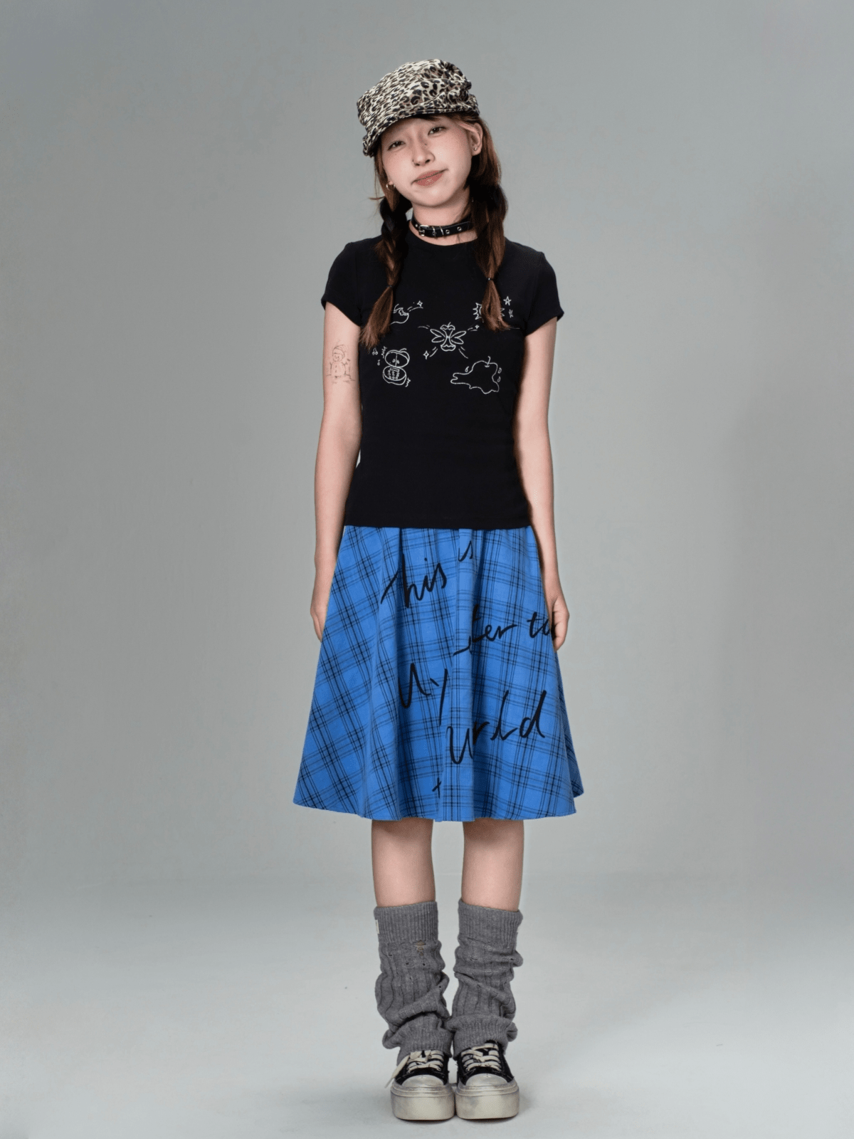 Fetter to the World Plaid Overlay Skirt - COPPING THREADS - CT Coquette