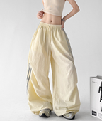 Side Stripe Parachute Pants - CT216