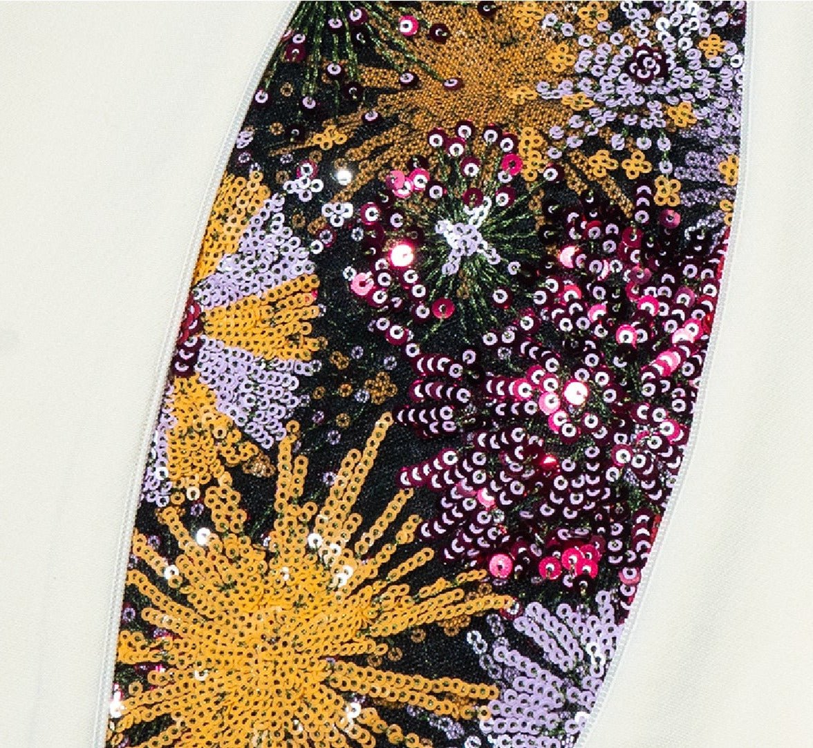 Fireworks Embroidered Straight - leg Pants - COPPING THREADS - APRIORITY