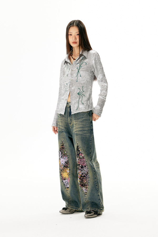 Fireworks Wash Vintage Distressed Denim - COPPING THREADS - APRIORITY