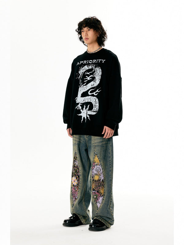 Fireworks Wash Vintage Distressed Denim - COPPING THREADS - APRIORITY
