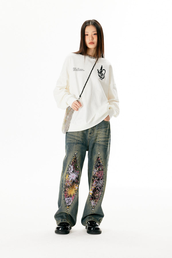 Fireworks Wash Vintage Distressed Denim - COPPING THREADS - APRIORITY