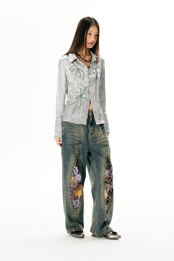 Fireworks Wash Vintage Distressed Denim - COPPING THREADS - APRIORITY