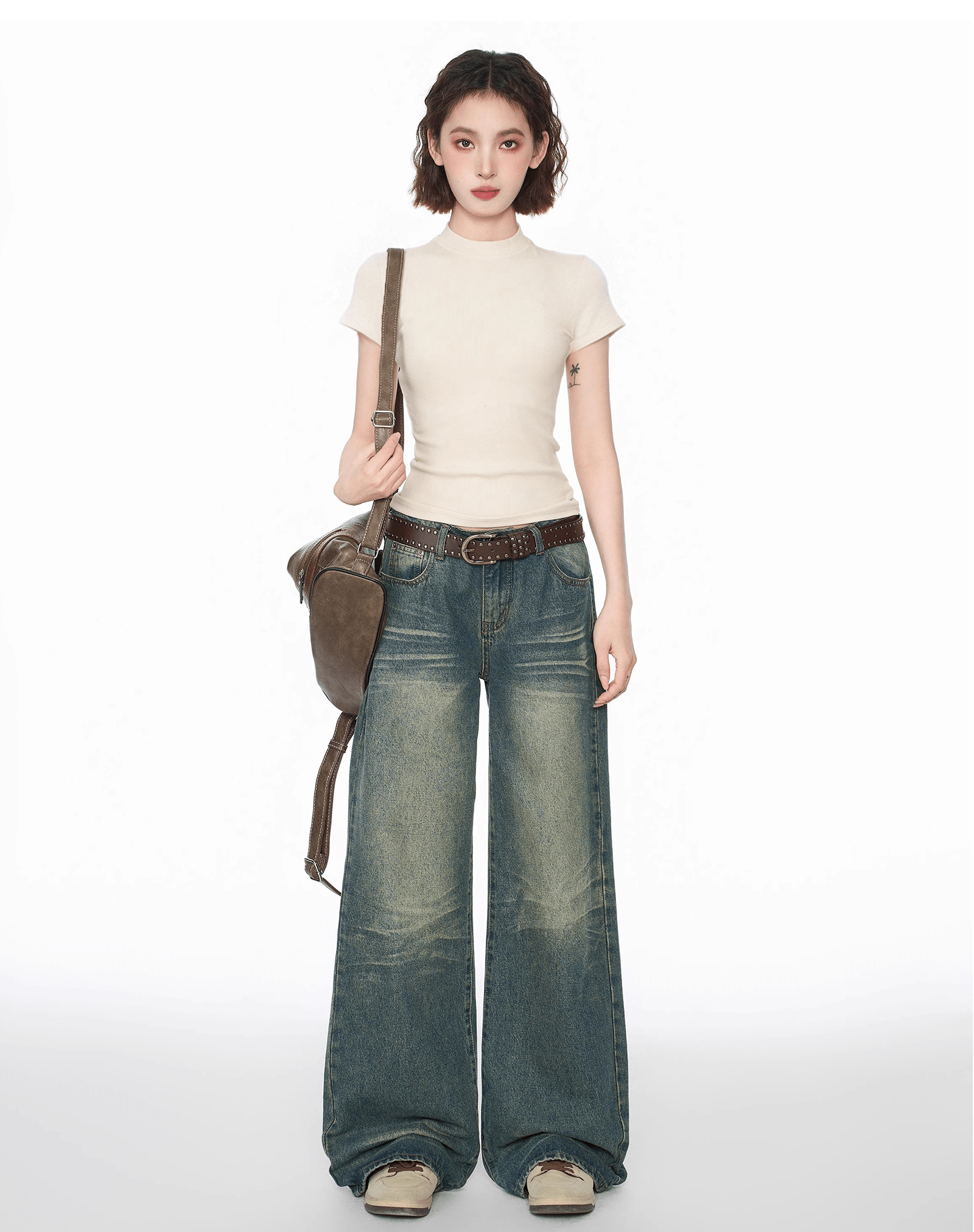 Fitted Mock Neck Knit Tee - COPPING THREADS - CT Select