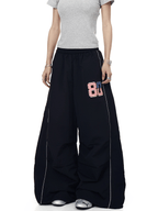 Flag "80" Patch Quick - Dry Wide - Leg Parachute Pants - COPPING THREADS - CT Select