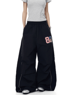 Flag "80" Patch Quick - Dry Wide - Leg Parachute Pants - COPPING THREADS - CT Select