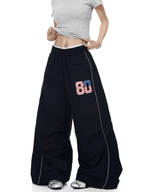 Flag "80" Patch Quick - Dry Wide - Leg Parachute Pants - COPPING THREADS - CT Select
