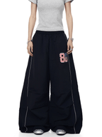 Flag "80" Patch Quick - Dry Wide - Leg Parachute Pants - COPPING THREADS - CT Select