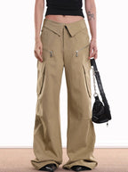 Flap - Waist Vintage Utility Cargo Pants - COPPING THREADS - CHICISLAND