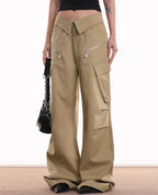 Flap - Waist Vintage Utility Cargo Pants - COPPING THREADS - CHICISLAND