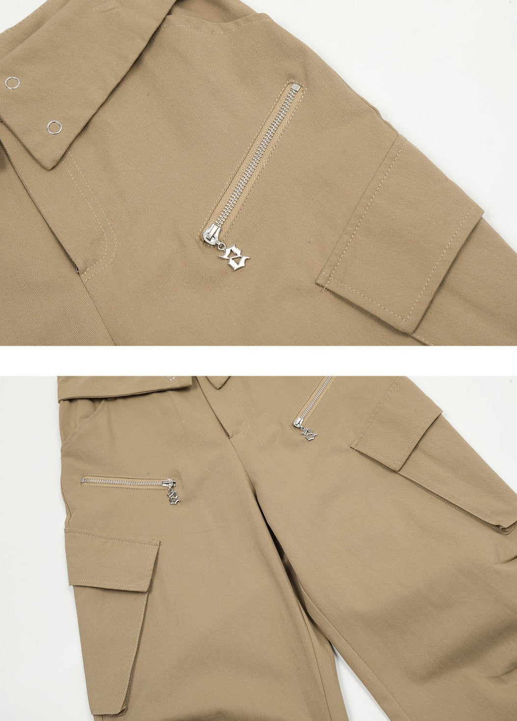 Flap - Waist Vintage Utility Cargo Pants - COPPING THREADS - CHICISLAND