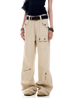 Flared Multi - Pocket Cargo Pants - COPPING THREADS - CT Select