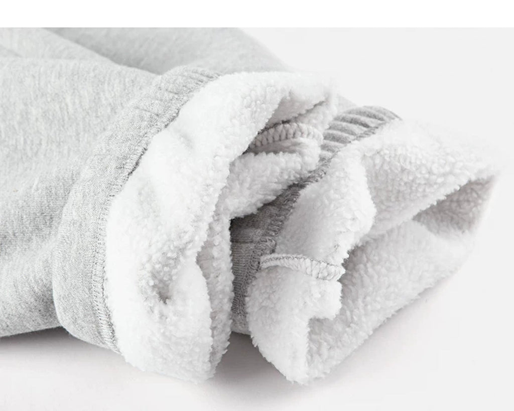 Fleece-Lined Cuffed Sweatpants - COPPING THREADS - IDLT