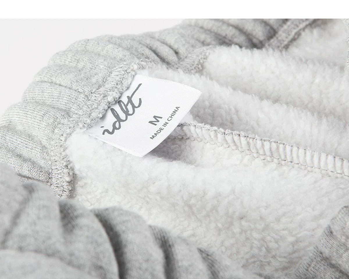 Fleece-Lined Cuffed Sweatpants - COPPING THREADS - IDLT