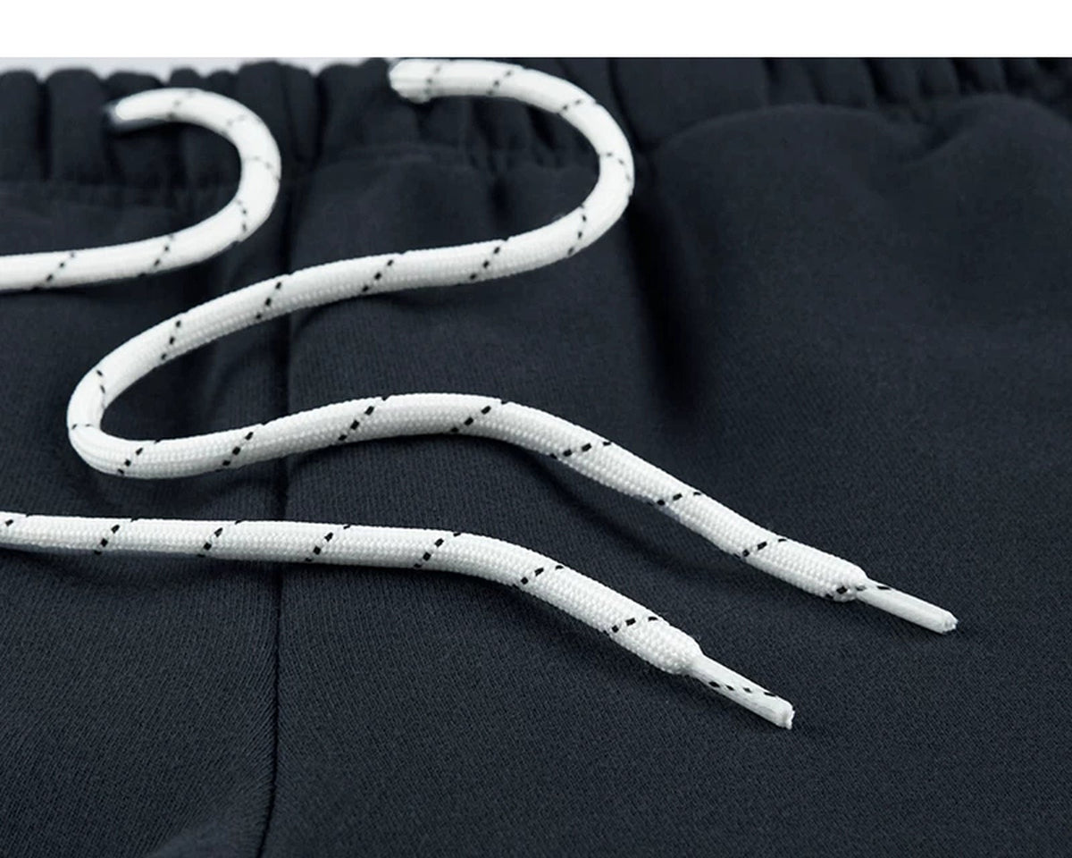 Fleece-Lined Cuffed Sweatpants - COPPING THREADS - IDLT