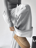 Fleece - Lined Lace Cargo Sweatpants - COPPING THREADS - CT Select