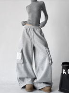 Fleece - Lined Lace Cargo Sweatpants - COPPING THREADS - CT Select