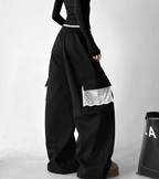 Fleece - Lined Lace Cargo Sweatpants - COPPING THREADS - CT Select