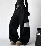 Fleece - Lined Lace Cargo Sweatpants - COPPING THREADS - CT Select