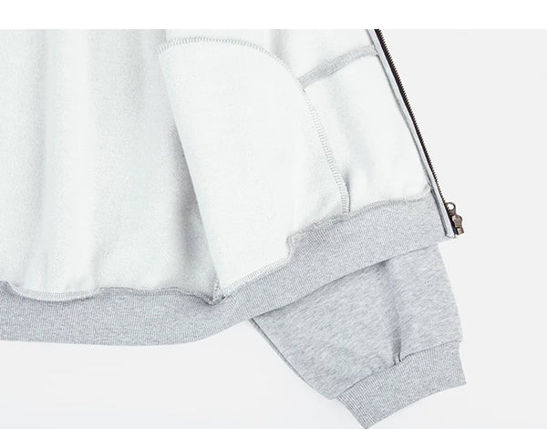Fleece-Lined Oversized Zip Hoodie - COPPING THREADS - IDLT