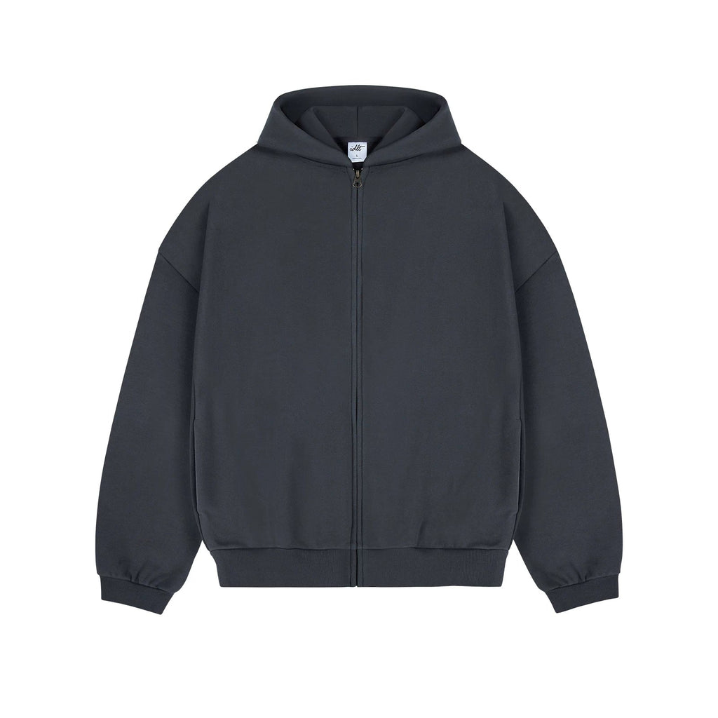 Fleece-Lined Oversized Zip Hoodie - COPPING THREADS - IDLT