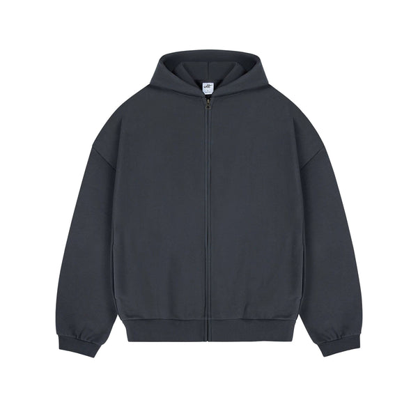 Fleece-Lined Oversized Zip Hoodie - COPPING THREADS - IDLT