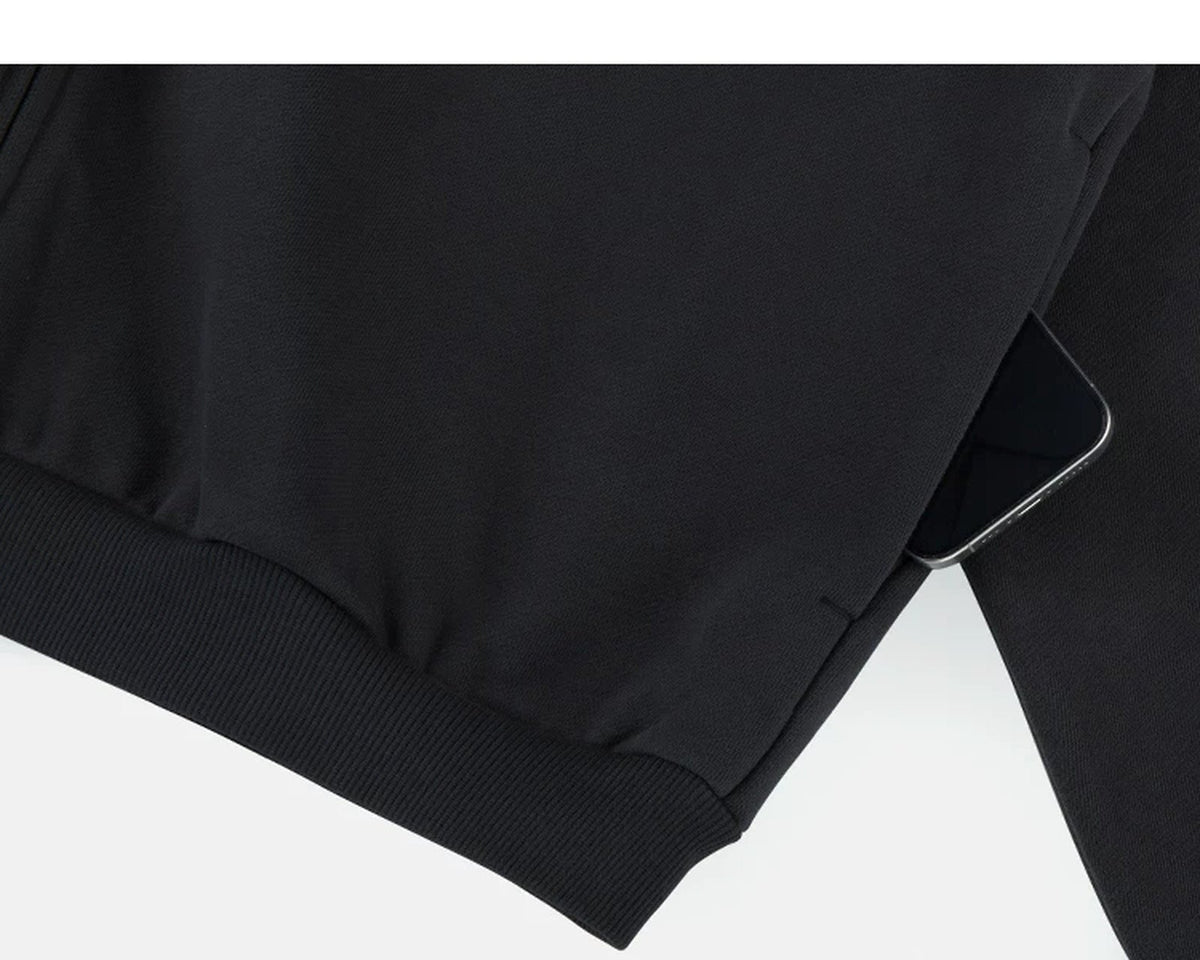 Fleece-Lined Oversized Zip Hoodie - COPPING THREADS - IDLT