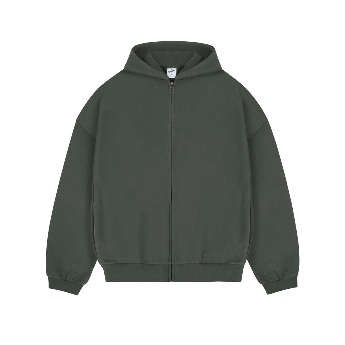 Fleece-Lined Oversized Zip Hoodie - COPPING THREADS - IDLT